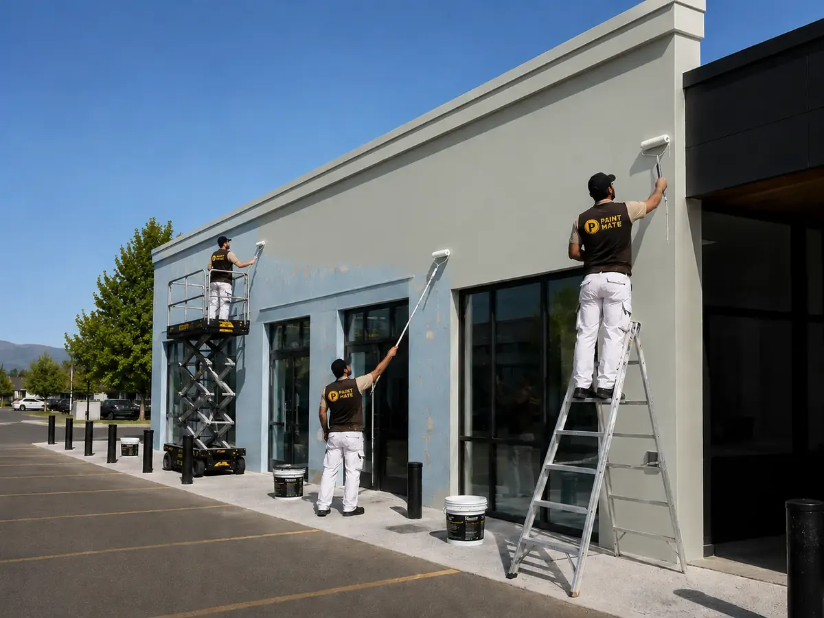 Commercial building painting Havelock North by PaintMate NZ