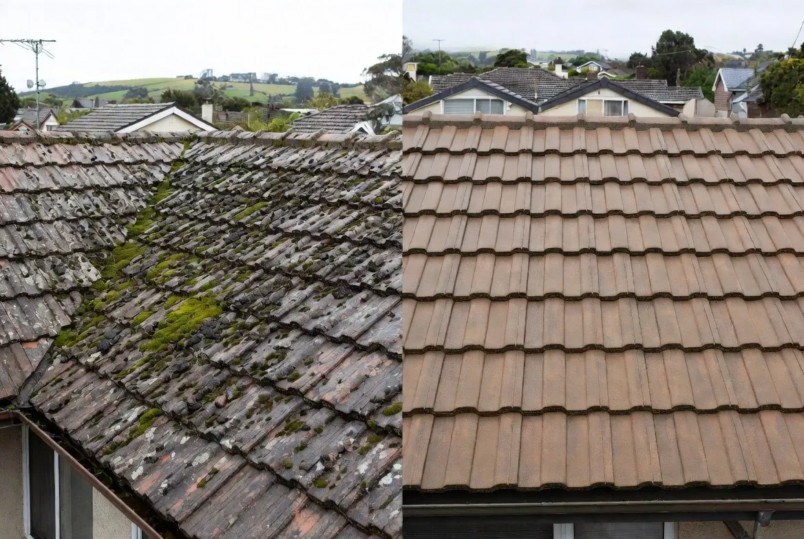 Concrete tile roof painting Napier Hawke's Bay — PaintMate NZ