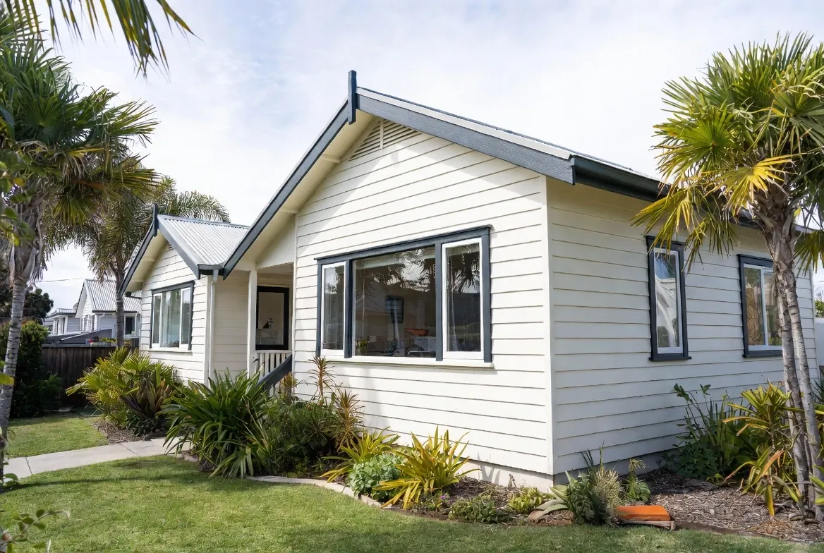 Weatherboard house painting Napier — PaintMate NZ